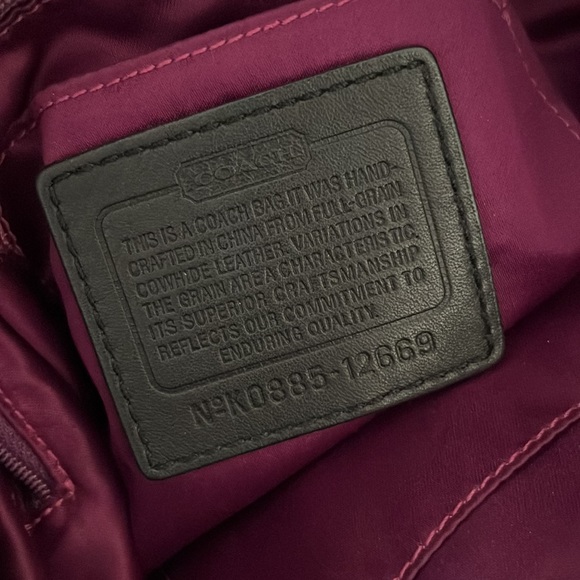 Coach Black Leather Hobo Bag with Gold Hardware - Picture 5 of 6